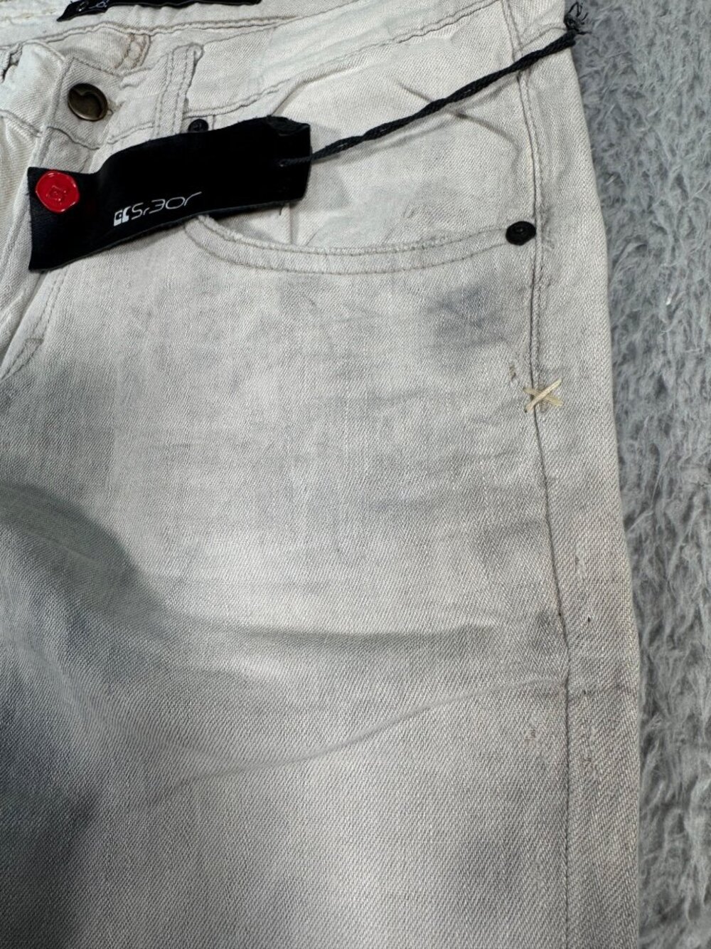 Joes Brixton Mens W30 Tie-Dye Linen Pants 90s Y2K Lightweight Beach Comfort - Picture 10 of 14